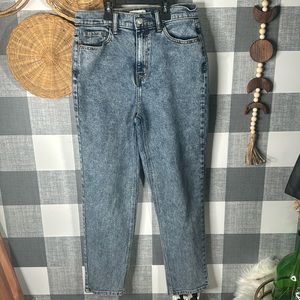 Cello High Waisted Straight Leg Jeans